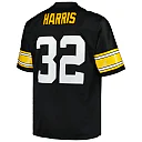 Zennovawear Men's Pittsburgh Steelers Franco Harris Mitchell & Ness Black Big & Tall 1976 Legacy Retired Player Jersey