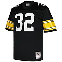 Zennovawear Men's Pittsburgh Steelers Franco Harris Mitchell & Ness Black Big & Tall 1976 Legacy Retired Player Jersey