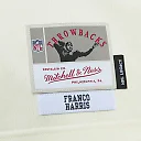 Zennovawear Men's Pittsburgh Steelers Franco Harris Mitchell & Ness Cream Chainstitch Legacy Jersey