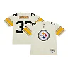 Zennovawear Men's Pittsburgh Steelers Franco Harris Mitchell & Ness Cream Chainstitch Legacy Jersey