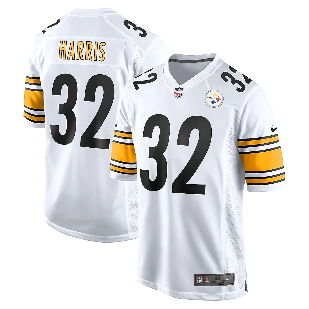 Zennovawear Men's Pittsburgh Steelers Franco Harris White Retired Player Jersey