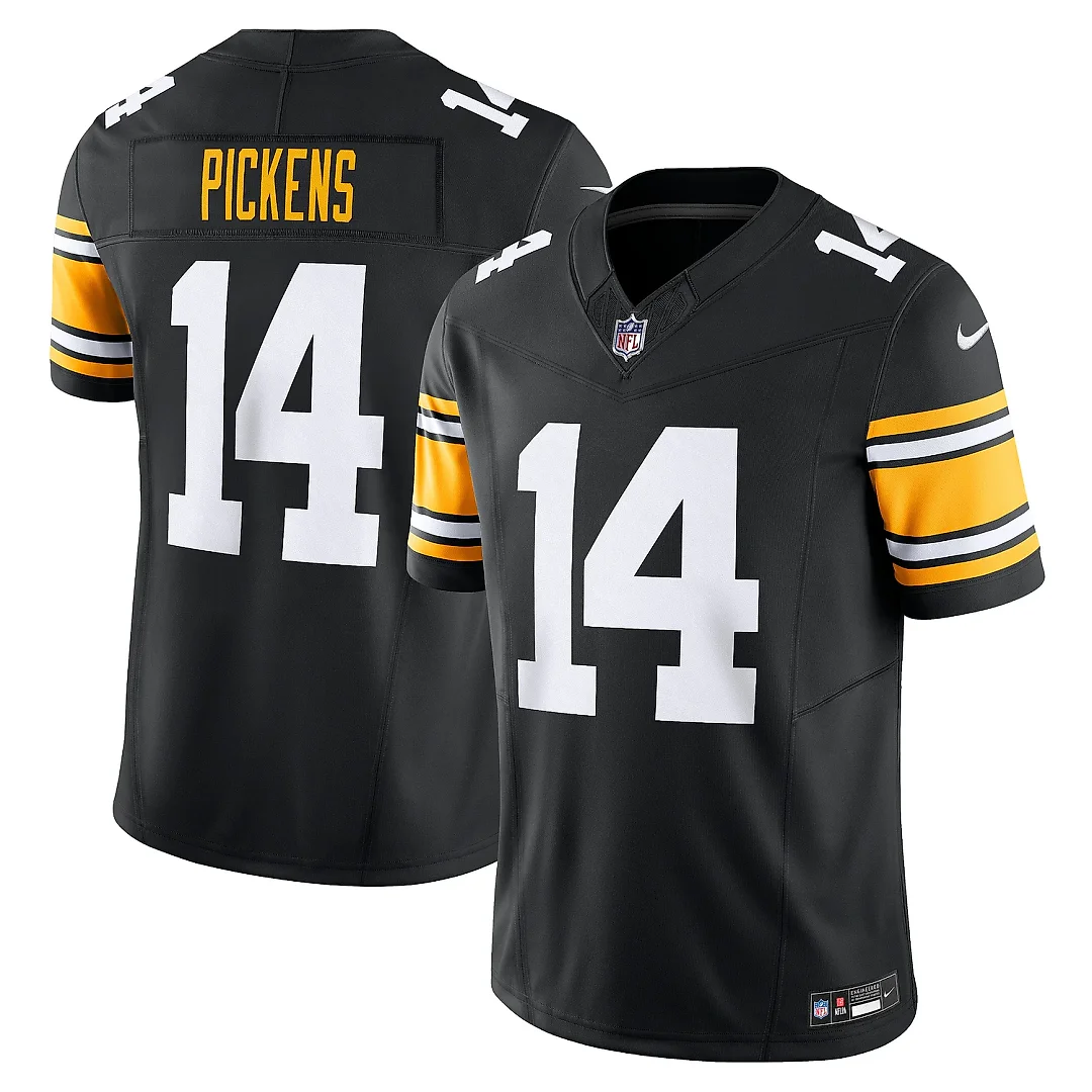 Zennovawear Men's Pittsburgh Steelers George Pickens Black Vapor F.U.S.E. Limited Jersey