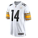 Zennovawear Men's Pittsburgh Steelers George Pickens White Game Player Jersey