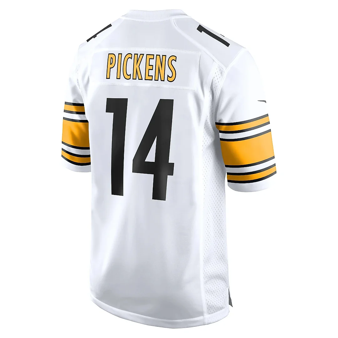 Zennovawear Men's Pittsburgh Steelers George Pickens White Game Player Jersey