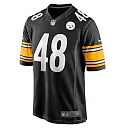 Zennovawear Men's Pittsburgh Steelers Godwin Igwebuike Black Game Jersey