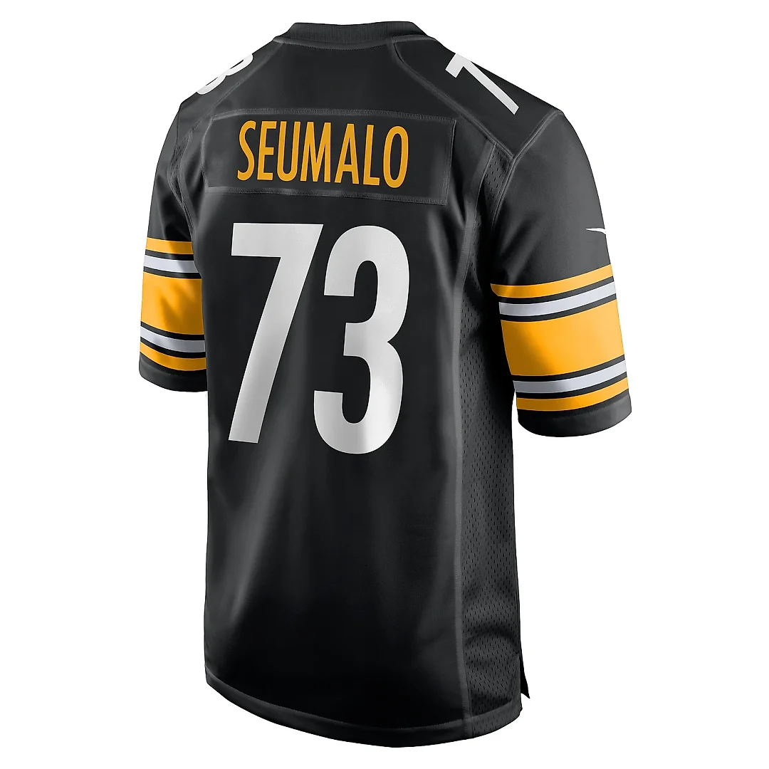 Zennovawear Men's Pittsburgh Steelers Isaac Seumalo Black Game Jersey