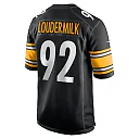 Zennovawear Men's Pittsburgh Steelers Isaiahh Loudermilk Black Game Jersey