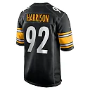 Zennovawear Men's Pittsburgh Steelers James Harrison Black Retired Game Jersey