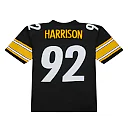 Zennovawear Men's Pittsburgh Steelers James Harrison Mitchell & Ness Black Legacy Jersey