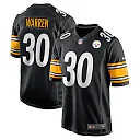 Zennovawear Men's Pittsburgh Steelers Jaylen Warren Black Game Player Jersey
