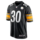 Zennovawear Men's Pittsburgh Steelers Jaylen Warren Black Game Player Jersey