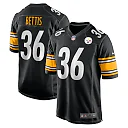 Zennovawear Men's Pittsburgh Steelers Jerome Bettis Black Retired Player Game Jersey