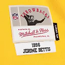 Zennovawear Men's Pittsburgh Steelers Jerome Bettis Mitchell & Ness Black/Gold 1996 Split Legacy Jersey