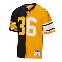 Zennovawear Men's Pittsburgh Steelers Jerome Bettis Mitchell & Ness Black/Gold 1996 Split Legacy Jersey