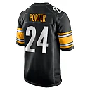 Zennovawear Men's Pittsburgh Steelers Joey Porter Jr. Black Game Jersey