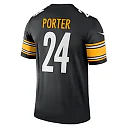 Zennovawear Men's Pittsburgh Steelers Joey Porter Jr. Black Team Legend Player Performance Top