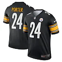 Zennovawear Men's Pittsburgh Steelers Joey Porter Jr. Black Team Legend Player Performance Top