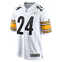 Zennovawear Men's Pittsburgh Steelers Joey Porter Jr. White Away Game Jersey