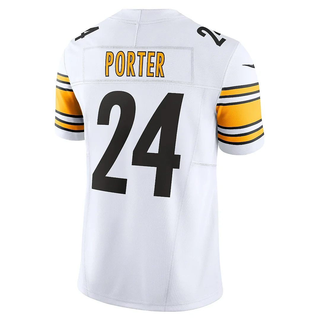 Zennovawear Men's Pittsburgh Steelers Joey Porter Jr. White Vapor F.U.S.E. Limited Jersey