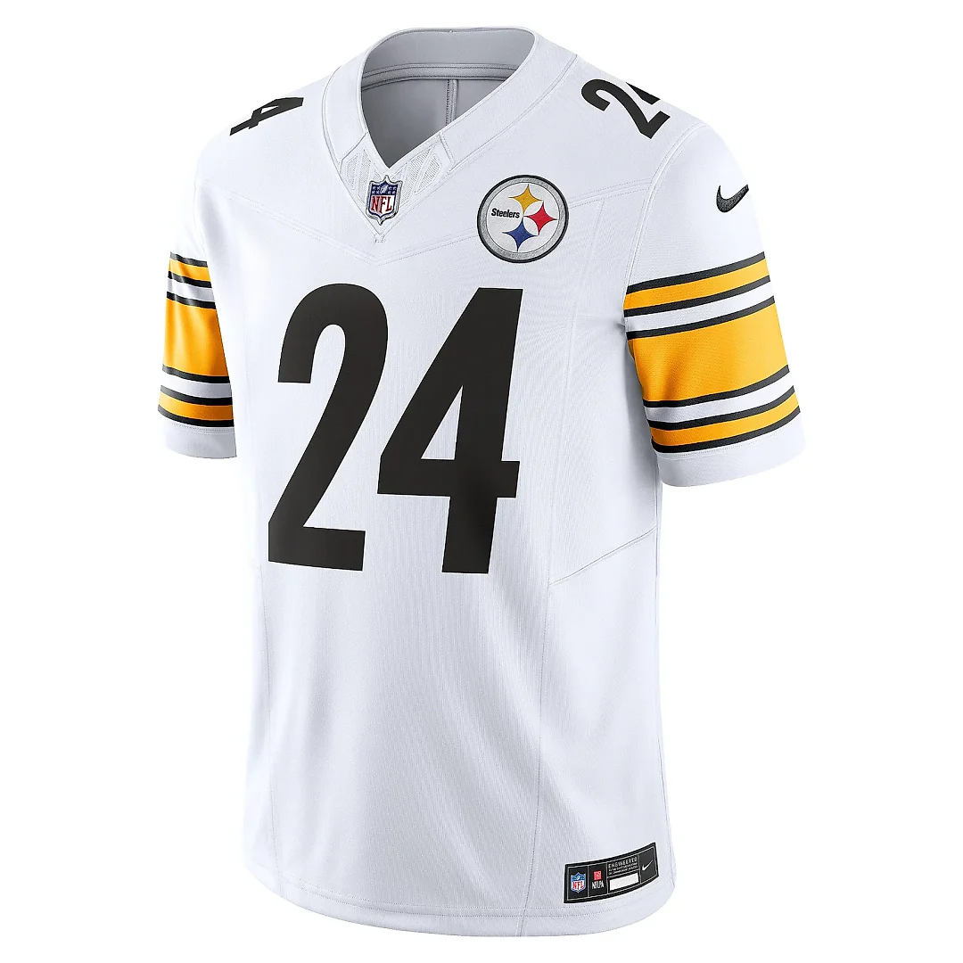 Zennovawear Men's Pittsburgh Steelers Joey Porter Jr. White Vapor F.U.S.E. Limited Jersey
