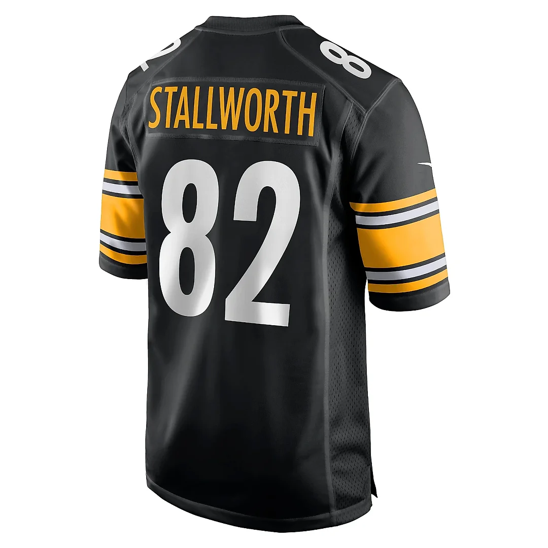 Zennovawear Men's Pittsburgh Steelers John Stallworth Black Retired Player Jersey