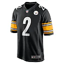 Zennovawear Men's Pittsburgh Steelers Justin Fields Black Game Player Jersey