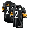 Zennovawear Men's Pittsburgh Steelers Justin Fields Black Game Player Jersey