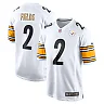 Zennovawear Men's Pittsburgh Steelers Justin Fields White Game Jersey