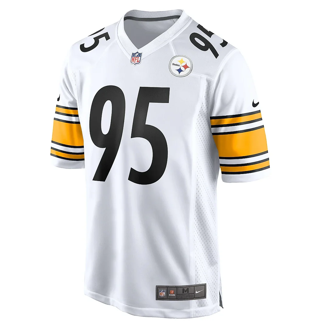 Zennovawear Men's Pittsburgh Steelers Keeanu Benton White Game Jersey