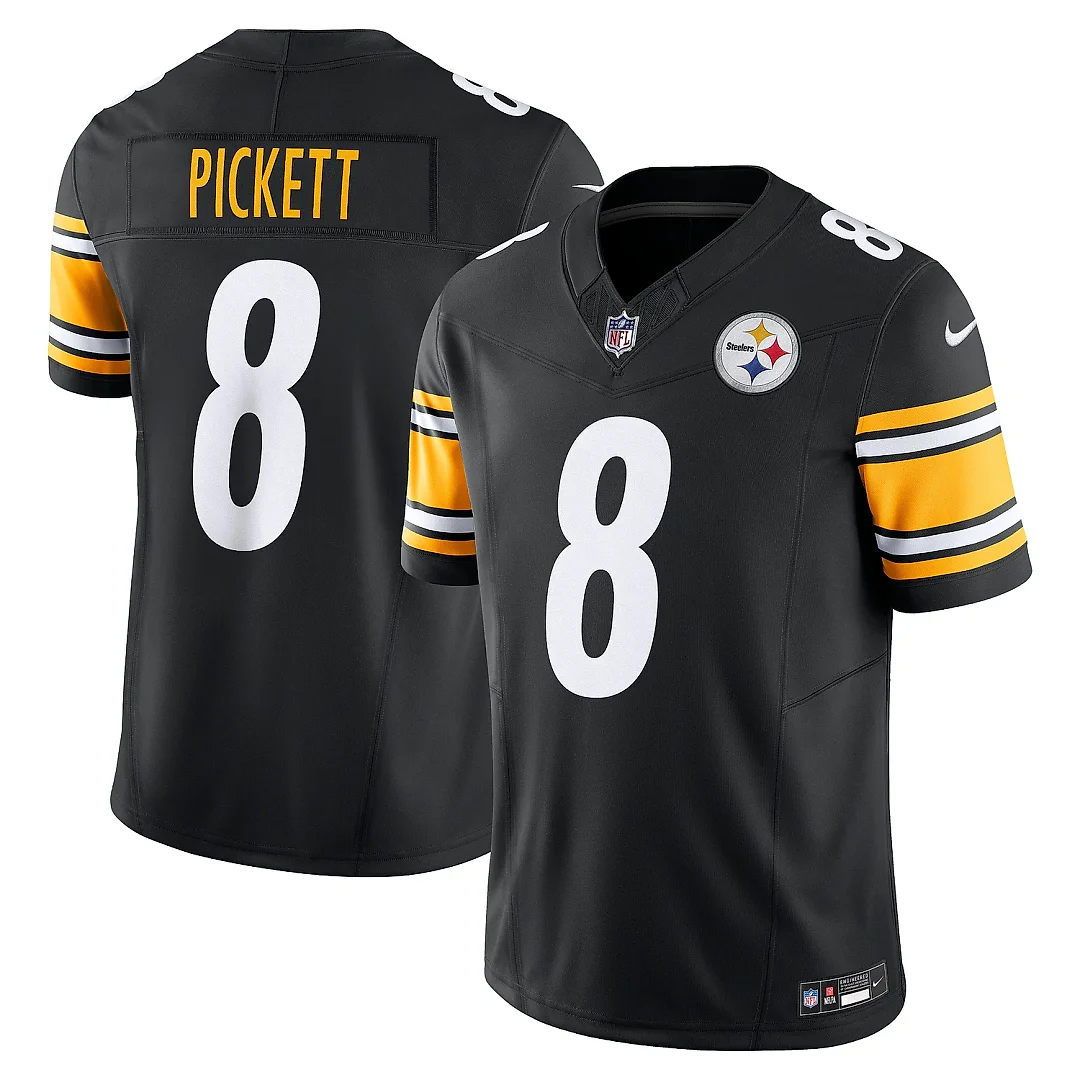 Zennovawear Men's Pittsburgh Steelers Kenny Pickett Black Vapor F.U.S.E. Limited Jersey