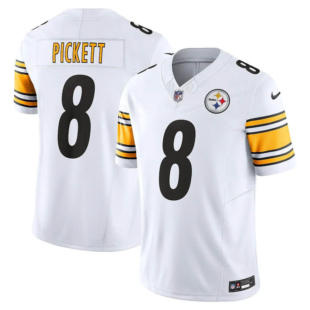 Zennovawear Men's Pittsburgh Steelers Kenny Pickett White Vapor F.U.S.E. Limited Jersey