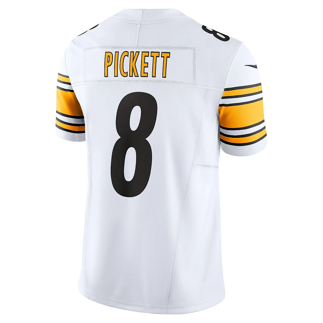 Zennovawear Men's Pittsburgh Steelers Kenny Pickett White Vapor F.U.S.E. Limited Jersey