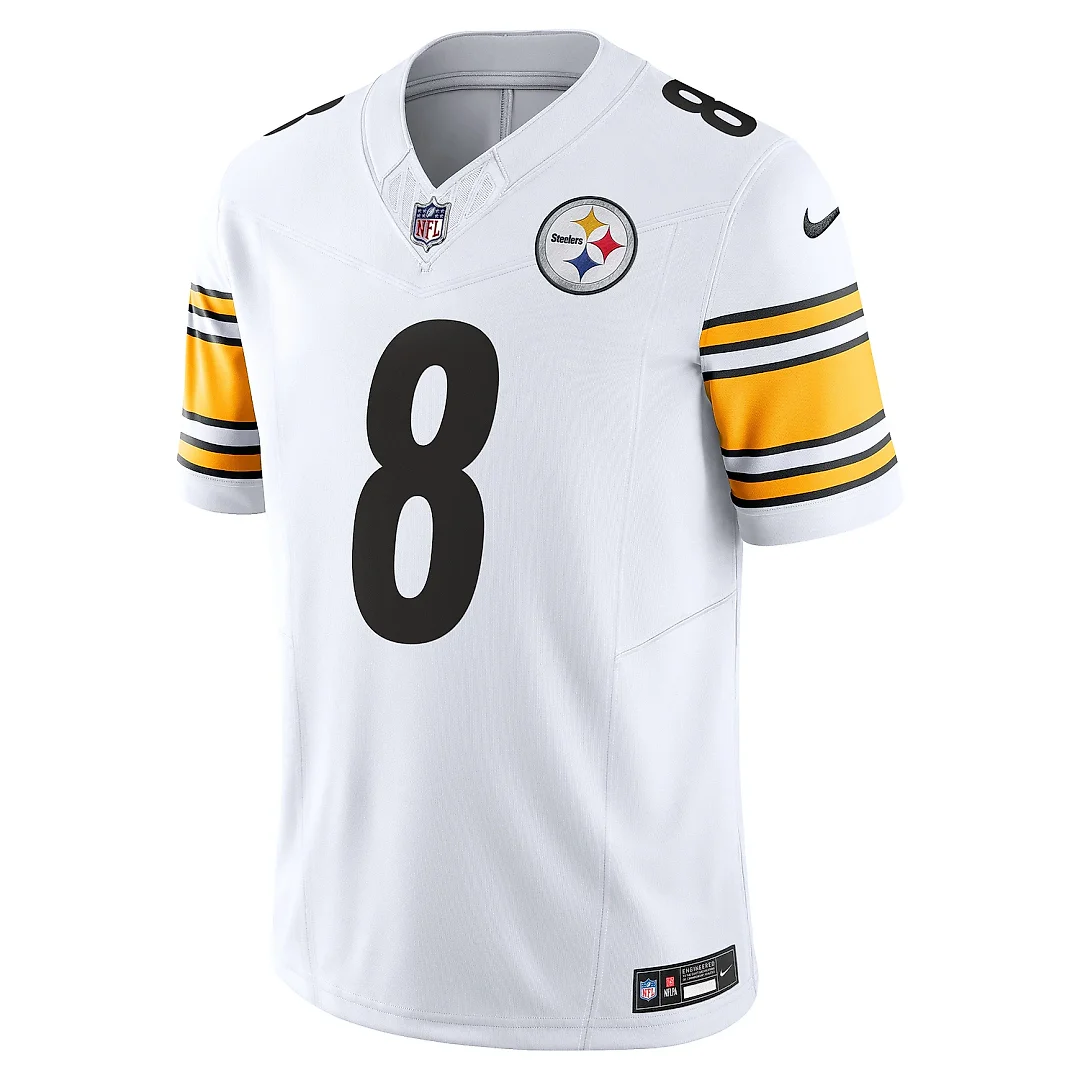 Zennovawear Men's Pittsburgh Steelers Kenny Pickett White Vapor F.U.S.E. Limited Jersey