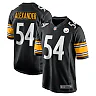 Zennovawear Men's Pittsburgh Steelers Kwon Alexander Black Game Jersey