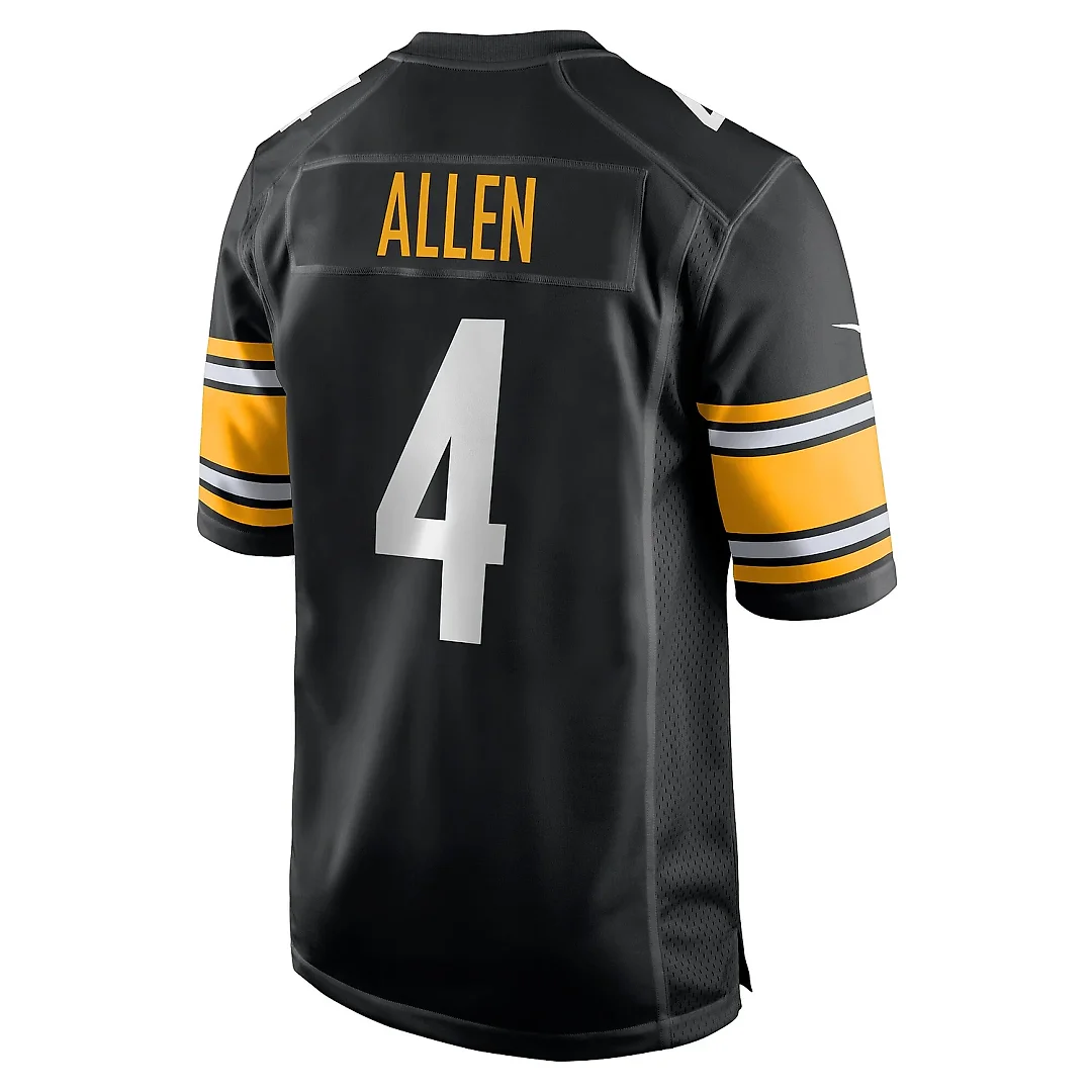 Zennovawear Men's Pittsburgh Steelers Kyle Allen Black Game Jersey