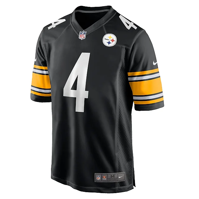 Zennovawear Men's Pittsburgh Steelers Kyle Allen Black Game Jersey