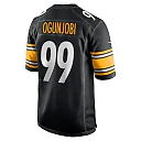 Zennovawear Men's Pittsburgh Steelers Larry Ogunjobi Black Game Player Jersey