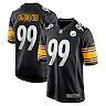 Zennovawear Men's Pittsburgh Steelers Larry Ogunjobi Black Game Player Jersey