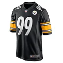 Zennovawear Men's Pittsburgh Steelers Larry Ogunjobi Black Game Player Jersey