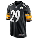 Zennovawear Men's Pittsburgh Steelers Levi Wallace Black Game Player Jersey