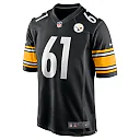 Zennovawear Men's Pittsburgh Steelers Logan Lee Black Game Jersey