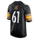 Zennovawear Men's Pittsburgh Steelers Logan Lee Black Game Jersey