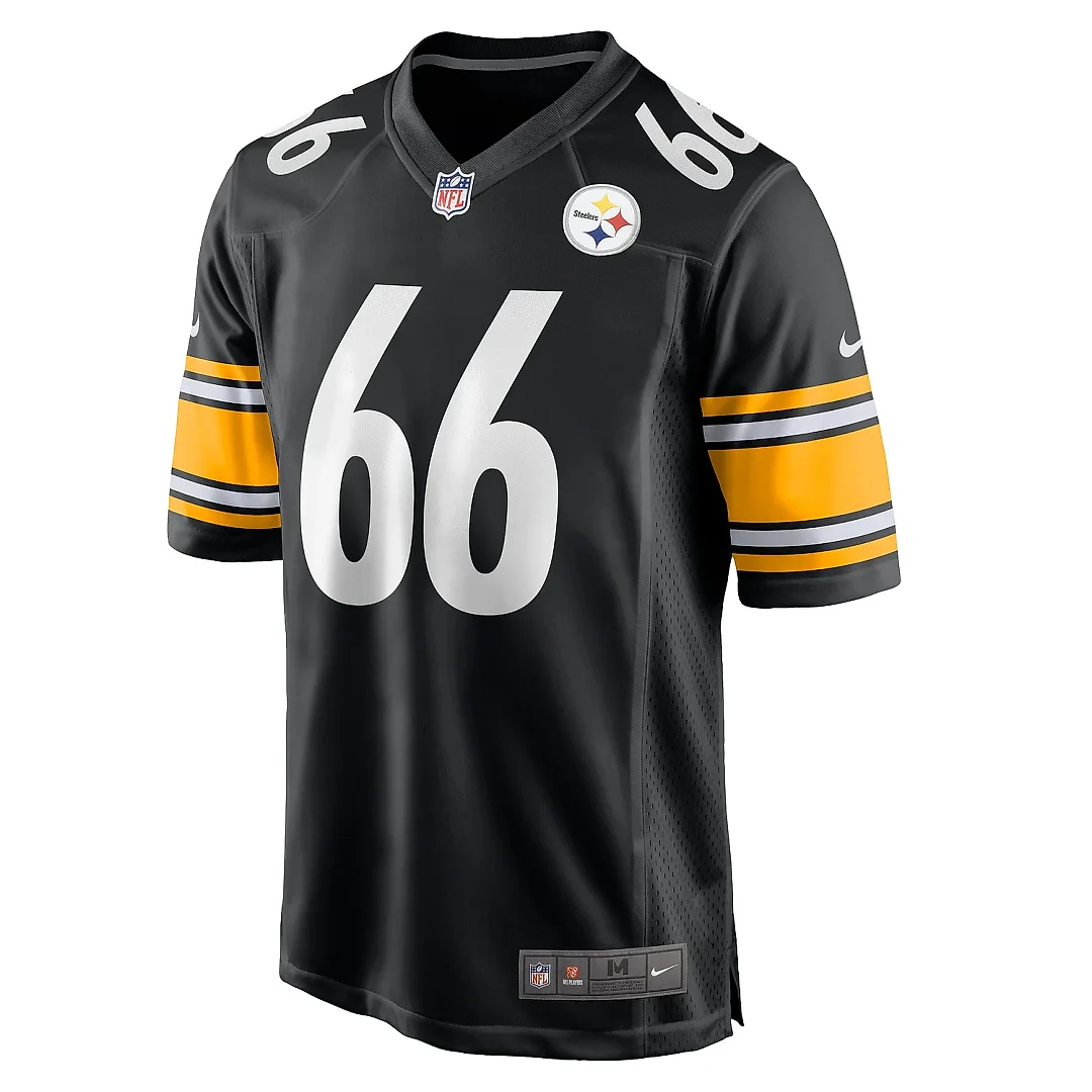 Zennovawear Men's Pittsburgh Steelers Mason McCormick Black Game Jersey