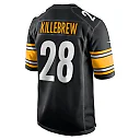 Zennovawear Men's Pittsburgh Steelers Miles Killebrew Black Game Jersey