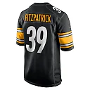 Zennovawear Men's Pittsburgh Steelers Minkah Fitzpatrick Black Game Jersey