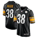 Zennovawear Men's Pittsburgh Steelers Mykal Walker Black Team Game Jersey