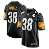 Zennovawear Men's Pittsburgh Steelers Mykal Walker Black Team Game Jersey