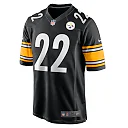Zennovawear Men's Pittsburgh Steelers Najee Harris Black Player Game Jersey