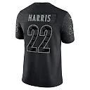 Zennovawear Men's Pittsburgh Steelers Najee Harris Black RFLCTV Limited Jersey