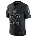 Zennovawear Men's Pittsburgh Steelers Najee Harris Black RFLCTV Limited Jersey